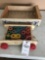 Playskool col-o-rol wagon, w/ blocks