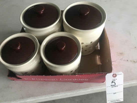 Set of (4) canisters, NO SHIPPING