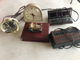 Various older alarm clocks