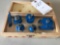 American T.E.Pro. 6 pc. 1/2'' shank raised panel router bit set (Shipping available)