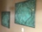 (2) 31'' x 31'' wall metal decorations