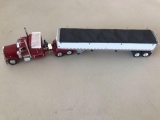 1/64 scale tractor w/ tarped grain trailer (Shipping available)