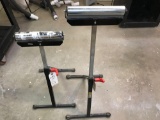 (2) roller stands