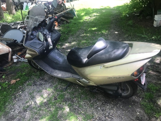 2005 Honda Reflex NSS250 Scooter , 12,808 miles, gold, Ser.#JH2MF06182K011715