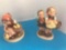 Hummel Figurines, 57 /0 Chick Girl, TMK 3 and 49 3/0 To Market, TMK 3.