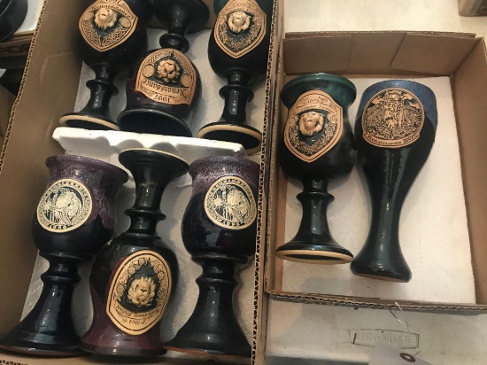 (8) Beer Mugs. Souvenirs of The Renaissance Festival; 1994- 2002