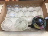 Wine Glasses, Candy Dishes, and Teapot
