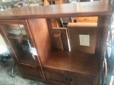 Entertainment Cabinet with Glass Doors. 17