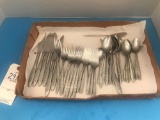 Silverware Set For 8, (Partial), Stainless.
