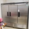 Blue Air BSF72cf Commercial 3 Door Stainless Steel Freezer 8 months old