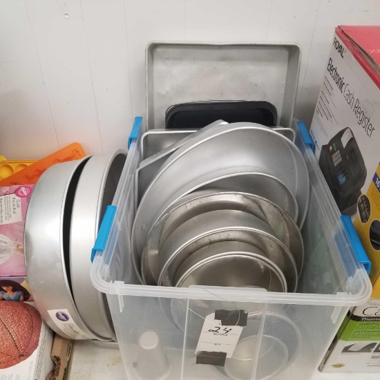Variety of tiered Cake Pans