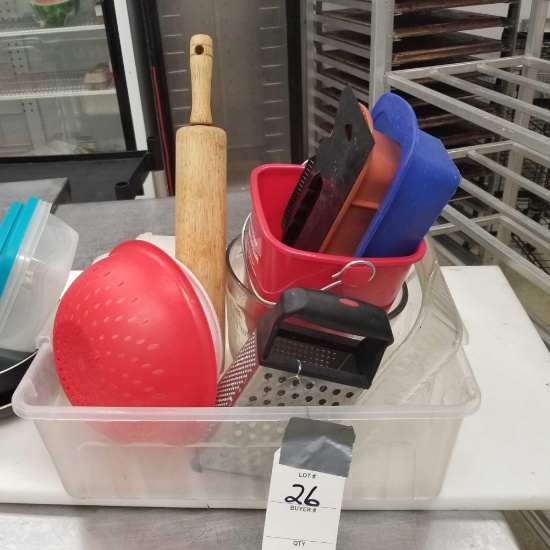 Rolling Pin, Grater, Mis. Dishes