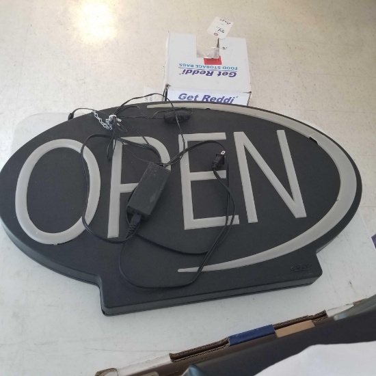"OPEN" Sign