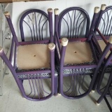 Metal Frame Cushioned Chairs