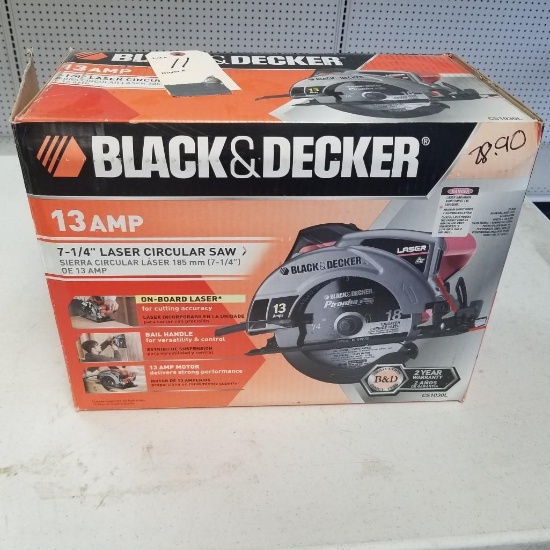 BLACK & DECKER 7 1/4" CIRCULAR SAW