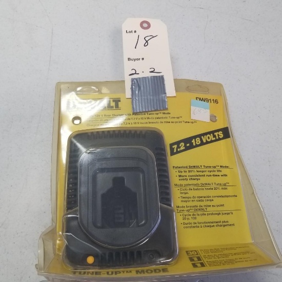 DEWALT & SKIL 7-18v BATTERY CHARGERS