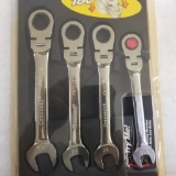 CRESCENT METRIC COMBINATION OPEN END /SWIVEL RATCHET WRENCHES