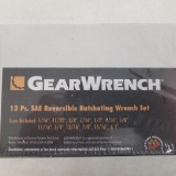 GEAR WRENCH SAE COMBINATION OPEN END /RATCHET WRENCHES