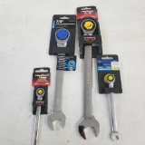 ASST METRIC/SAE COMBINATION OPEN END/RACHET WRENCHES