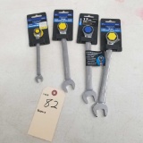 ASST METRIC COMBINATION OPEN END/RATCHET WRENCHES