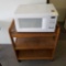 EMERSON MICROWAVE AND CART