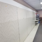 6] SECTIONS 4x7 SINGLE SIDED SHELVING