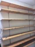 WALL MOUNT 6 WOOD SHELF UNIT