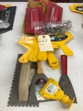 ASST ADHESIVE TROWELS AND SPREADERS