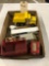 ASST TRUCKS inc. NYLINT DUMP, BELL VAN W/TRAILER, ERTL LIVESTOCK SHAW SEMI