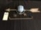 WEATHER VANE LIGHT BLUE BALL