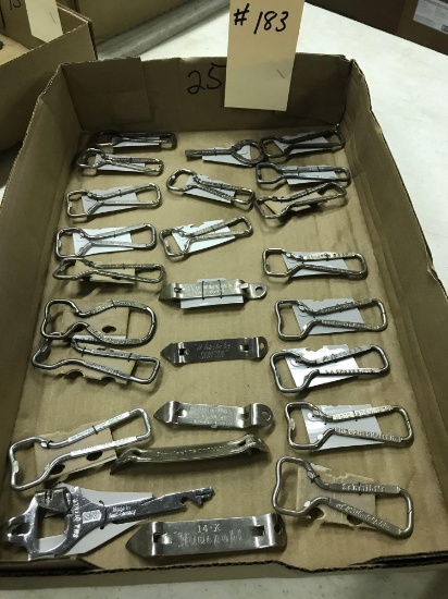 ASST BOTTLE OPENERS inc. MONARCH RHINELANDER BOSCH SHASTA