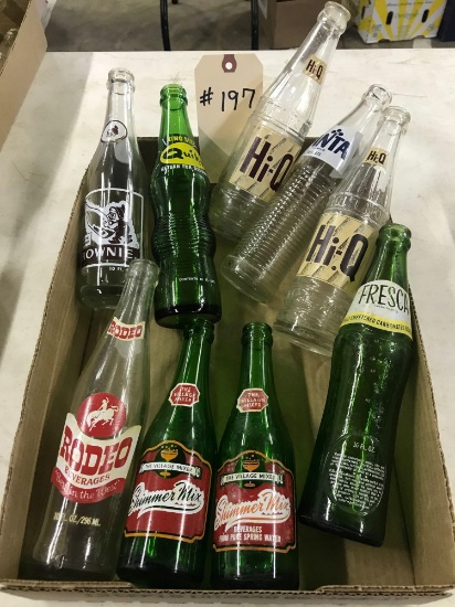 ASST BEVERAGE BOTTLES inc. RODEO BROWNIE