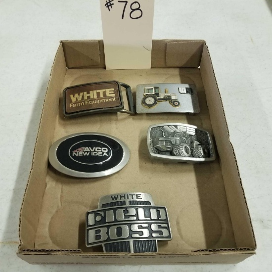 ASST WHITE & NEW IDEA BELT BUCKLES