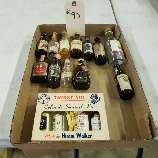 ASST SPIRIT/LIQUOR BOTTLES
