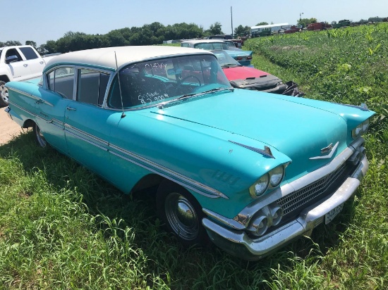 1958 CHEVROLET BISCAYNE 4 DOOR RETRACTABLE HARDTOP 580800914