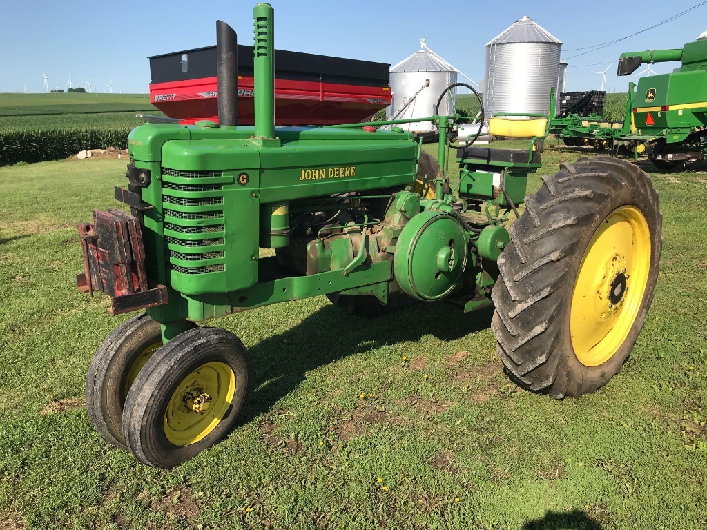 1946 John Deere G Tractor Farm Equipment Machinery Antique Farm Equipment Machinery Antique Tractors Online Auctions Proxibid
