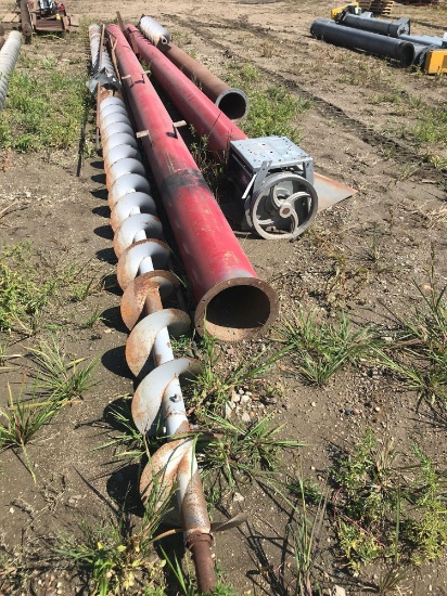 10'' x approx. 60' of tubing w/ approx 26' of auger as follows: (#1) 10' x 24' tube w/ auger (#2)