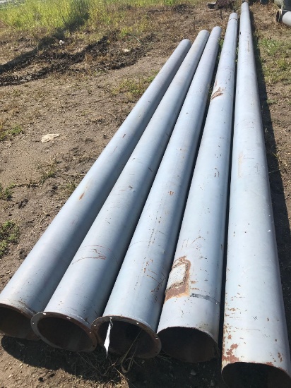 (5) various 10'' tubing w/ no augers included. #1 10'' x 21' #2 10'' x 24' #3 10'' x 25', #4 10'' x