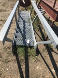 12' galvanized steps w/ railing