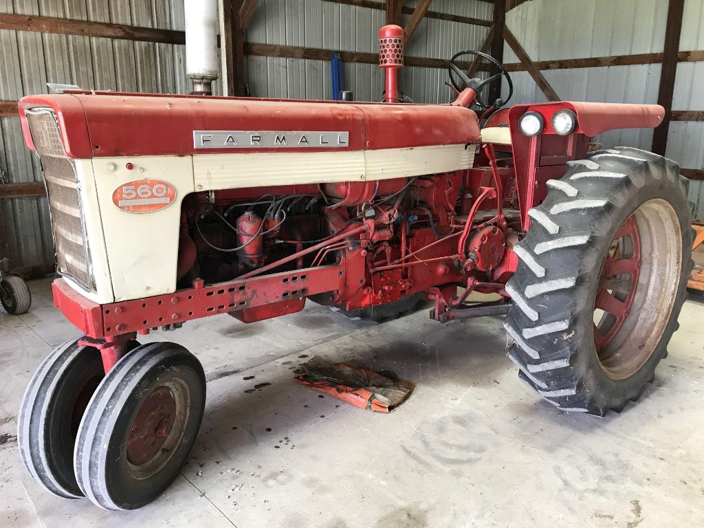 1961 Farmall 560 Gas Tractor Farm Machinery Implements Tractors Online Auctions Proxibid