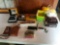 Kodak EK4 instant camera w/ box, a Kodak Brownie camera w/ flash in box, a Polaroid camera w/ case,