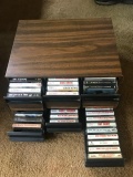 2 boxes of cassette country/western tapes
