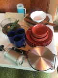 Melmac dishes, cups, pie tins, and much more!