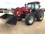 2006 CASE IH MXU135 CAB MFD TRACTOR W/LOADER