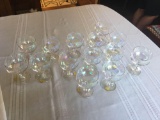 14 Western Germany fine hand made crystal sherbets