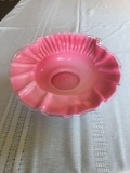 Fenton pink art glass.