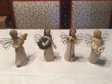 Willow tree (4 in boxes), Angel Of Autumn, Angel Of Winter, Angel Of Summer, Angel Of Spring.