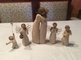 Willow tree (5 in boxes), Hope Angel, Hope, Chrysalis, Keepsake, Bright Star.