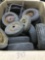 ASSORTMENT DONOR REPLACEMENT TIRES WHEELS AXLES