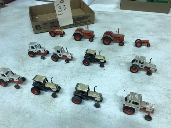 ASSORTMENT 1/64 SCALE CASE TRACTORS